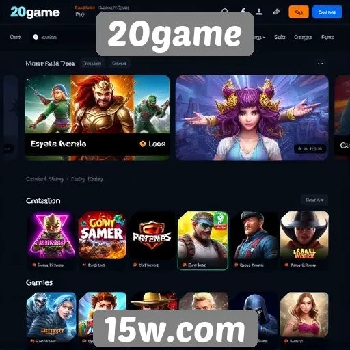 Novas funcionalidades do site 20game para jogadores