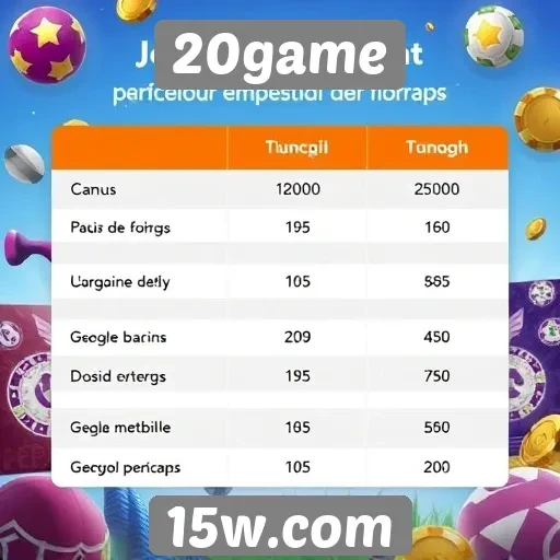 Comparativo de preços no 20game